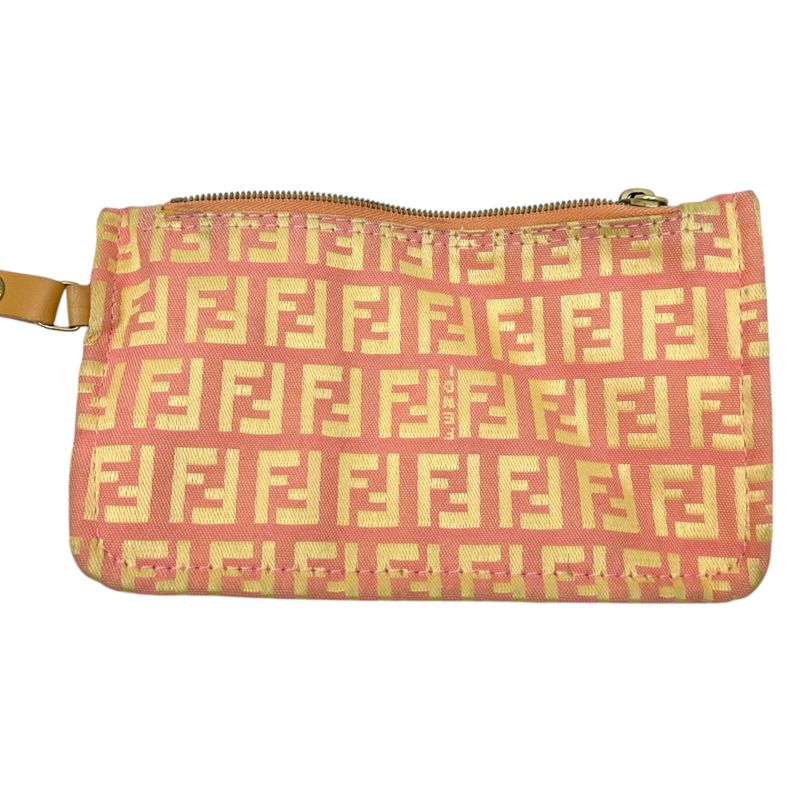 Fendi Zucchini Pattern Tote Bag with Mini Pouch Zucchini Pattern Mini Pouch