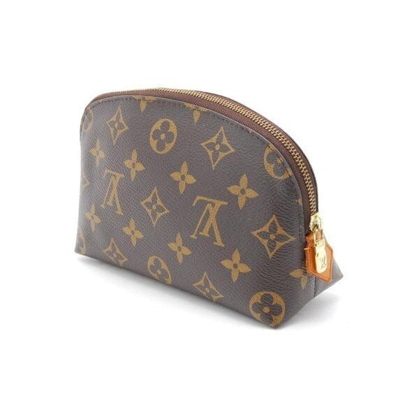 Louis Vuitton Cosmetic Vanity Makeup Pochette Pouch Bag Monogram Case