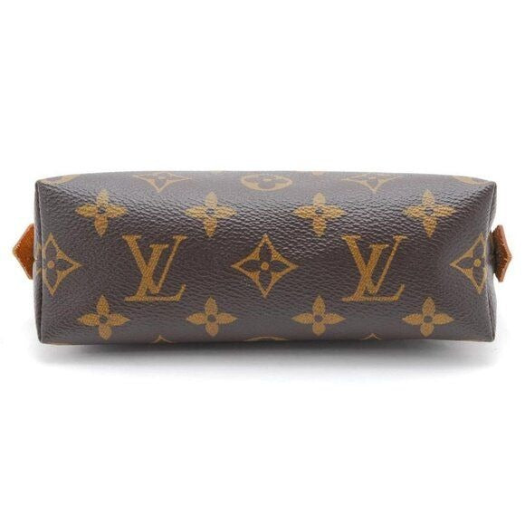 Louis Vuitton Cosmetic Vanity Makeup Pochette Pouch Bag Monogram Case