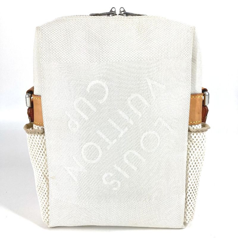Louis Vuitton Shoulder Bag Weatherly M80637 Canvas White