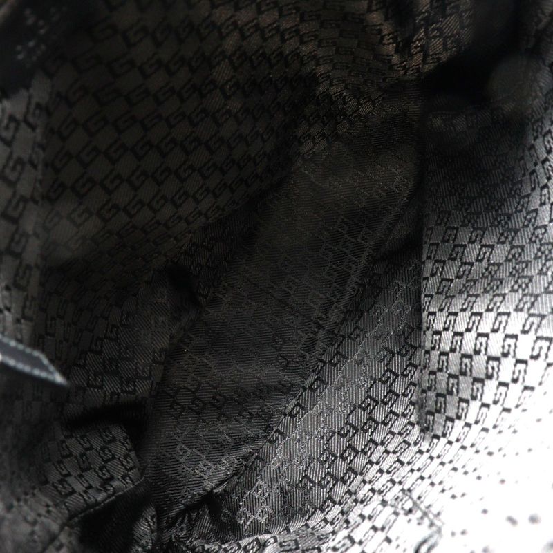 Gucci 141194 Nylon Canvas Black Unisex Shoulder Bag