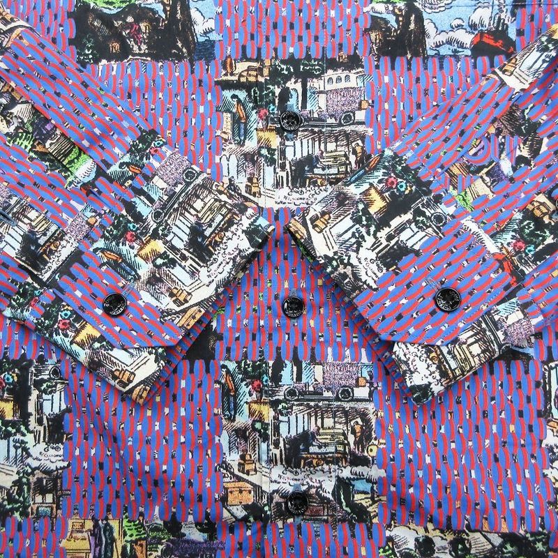 Louis Vuitton Rm222 Pn5 Hns62w Damier Classic Shirt Long Sleeves Purple Size XS