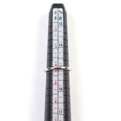 Tiffany & Co T-wire Ring 18K White Gold Accessory Ring Silver Size 7 Equivalent