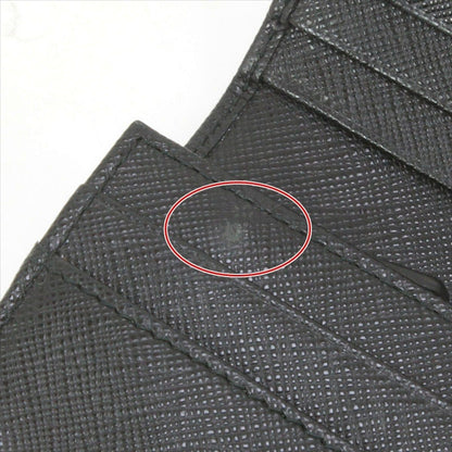 Prada Saffiano Bifold Long Wallet Black