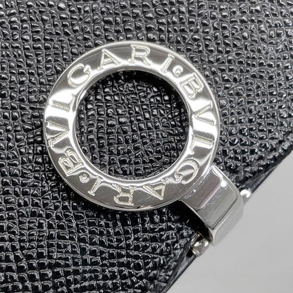 Bulgari Bifold Long Wallet Black Bvlgari Bulgari Excellent Condition Billfold