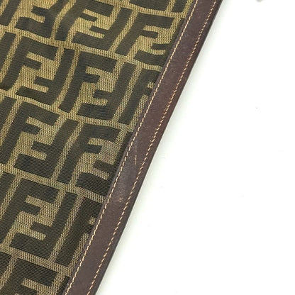 Fendi Second Bag Zucca Pattern Canvas Brown