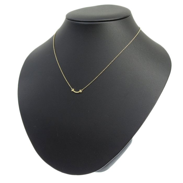 Tiffany & Co Tiffany & Co T-smile Necklace Mini 18K Yellow Gold 750 Yellow Gold
