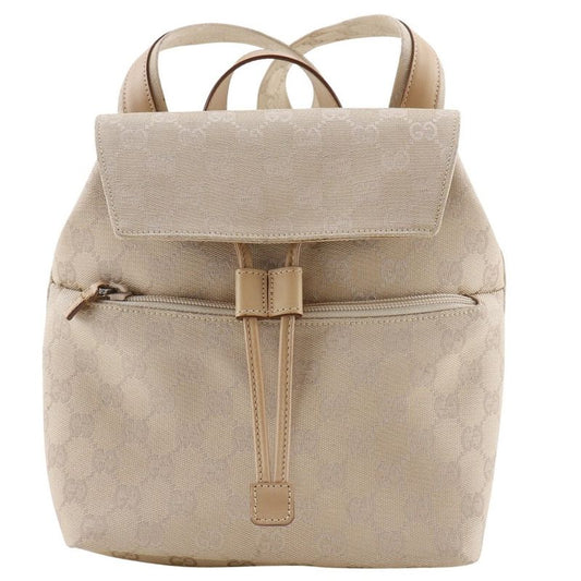 Gucci Backpack 003.0242 GG Canvas Beige Women's Backpack/daypack