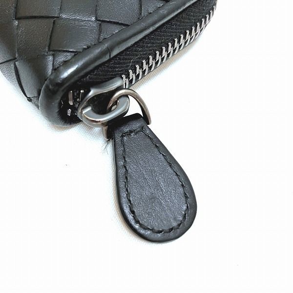 Bottega Veneta Intrecciato Black Coin Case Unisex