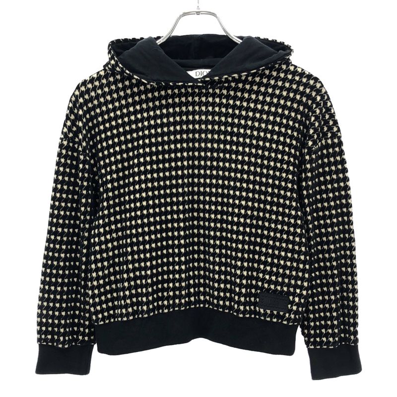 Christian Dior Kids Houndstooth Hoodie and Shorts Setup 2wbm13swej 2wbm13sktj