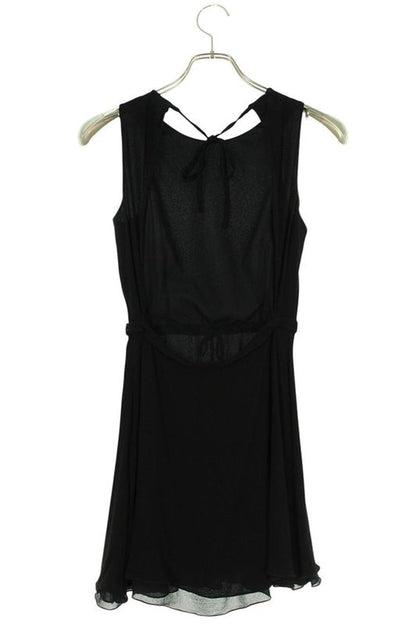 Saint Laurent Paris 23SS 729754 Y103w Back Open Sleeveless Dress Women's F34