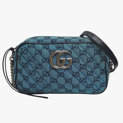 Gucci GG Marmont 447632 Quilted Bag Shoulder Bag Women