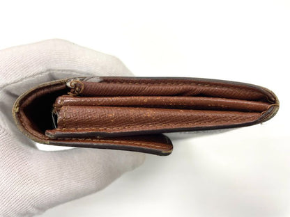 Louis Vuitton Monogram Pochette Portmonnaie Cles Di Long Wallet M61725 Brown