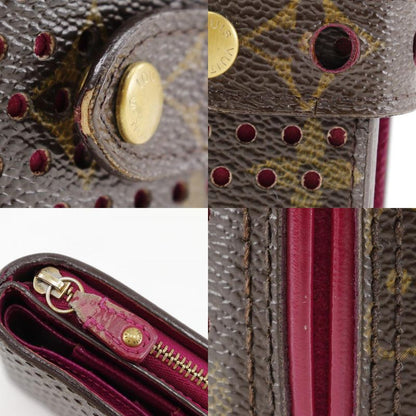 Louis Vuitton Compact Zip Monogram-perfo M95188 Monogram Canvas Fuchsia