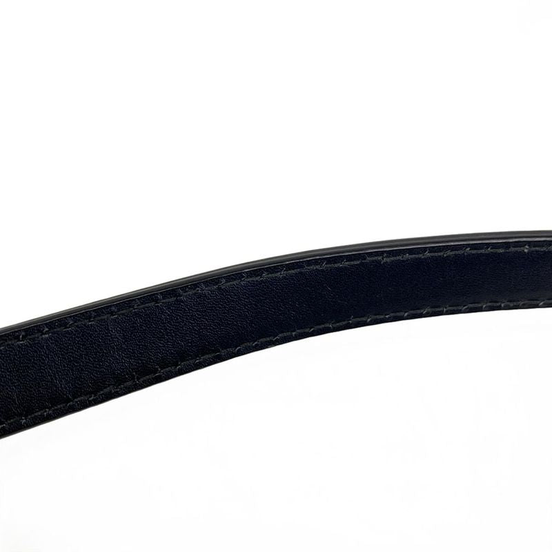 Dior/christian Dior Handbag Saddle Bagtrotter Navy And Ivory Mini Bag Leather