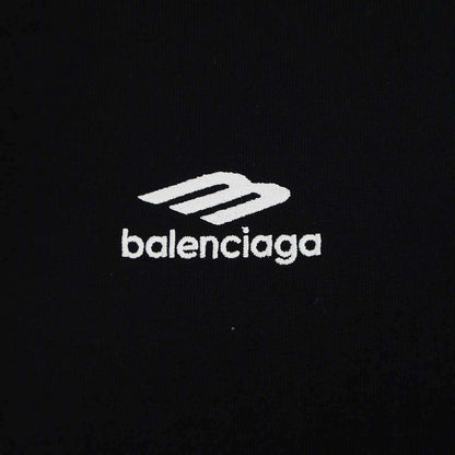 Balenciaga Logo Embroidery T-Shirt 802038 Tmva5 Black XS
