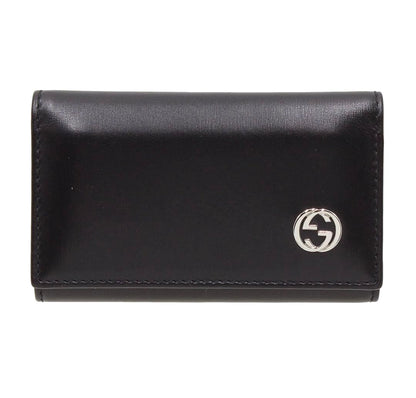Unused Gucci Interlocking G Leather 6-series Key Case