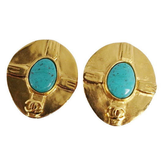 Vintage Chanel Earring 98P Coco Mark A