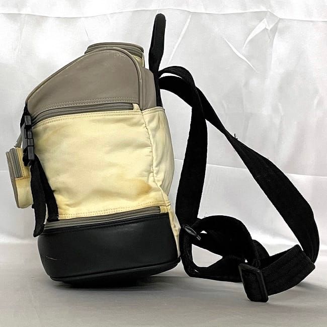 Chanel Backpack Gray White Black Sport A03595 With A Reason