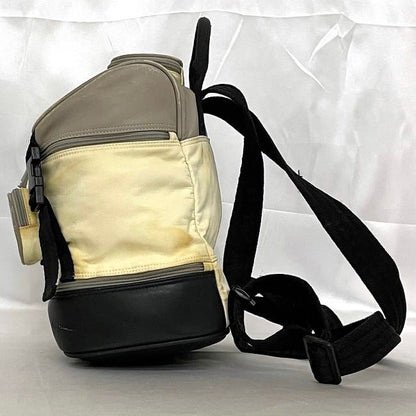 Chanel Backpack Gray White Black Sport A03595 With A Reason