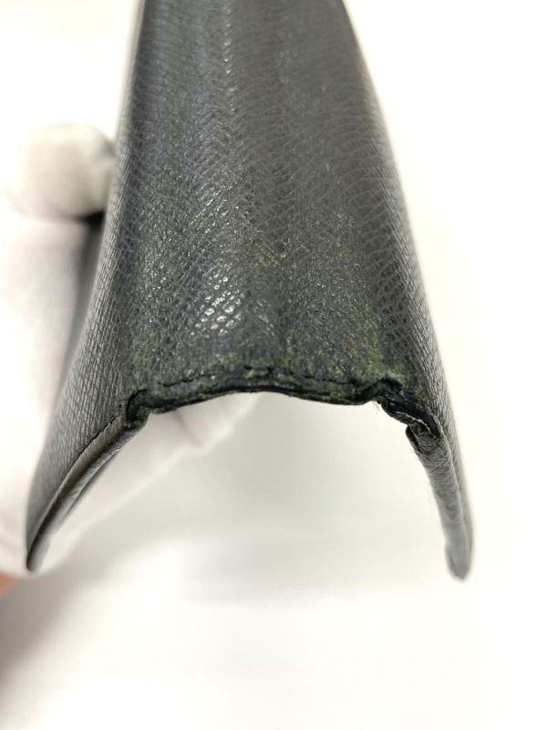 Louis Vuitton Taiga Portefeuille Brazza Long Wallet Billfold M32572 Ardoise