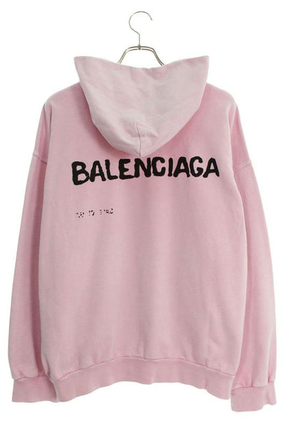 Balenciaga 767877 Tovo6 Hand Draw Medium Fit Pullover Hoodie Men's S