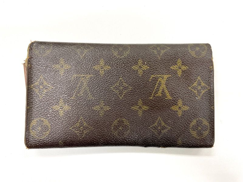 Louis Vuitton Monogram Pochette Portmonnais Cles Di Long Wallet M61725 Brown