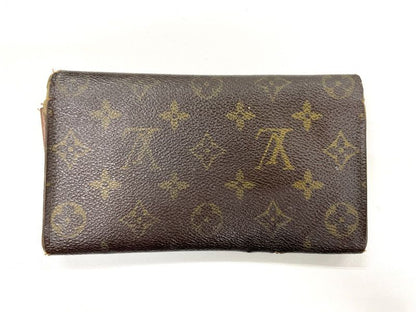 Louis Vuitton Monogram Pochette Portmonnais Cles Di Long Wallet M61725 Brown