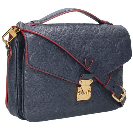 Louis Vuitton M44071 Pochette Metis MM Monogram Empreinte Marine Rouge Shoulder