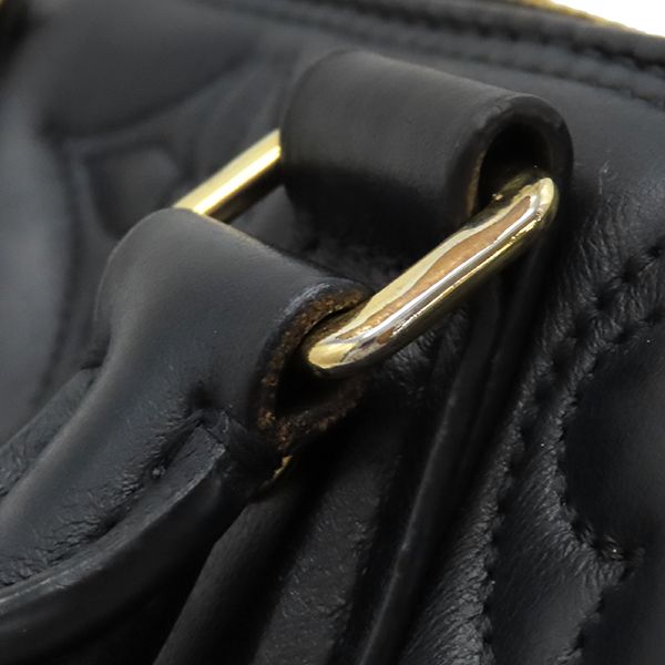 Louis Vuitton 2way Bag Alma Soft BB Calf Black Gold Hardware Black Shoulder