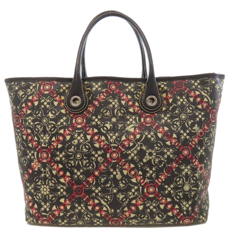 Chanel Coco Travel Silver Hardware Handbag PVC Ladies