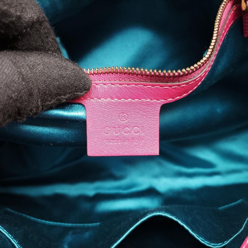 Guccigg Marmont Rose Red Velour 443496 D023409651