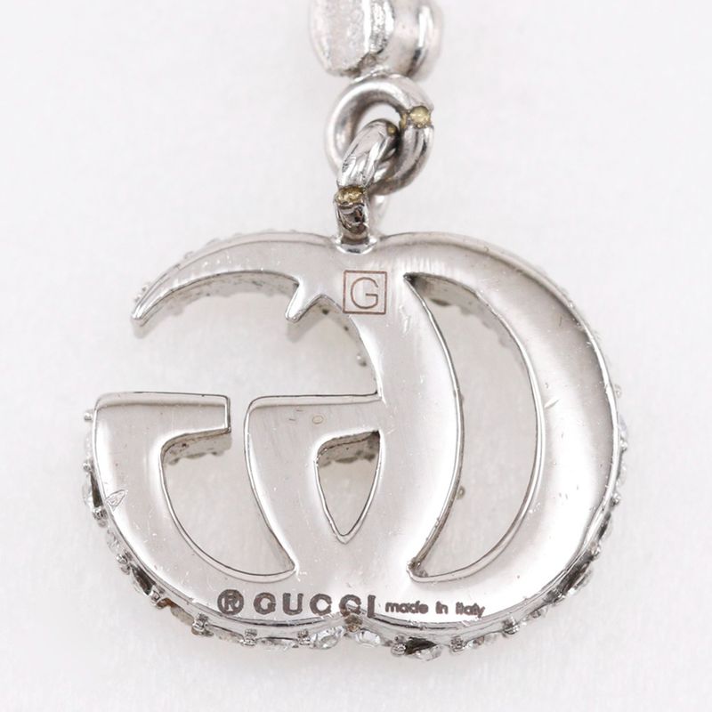 Gucci Catsuit GG Metal And Rhinestone Silver Ladies Other Accessories