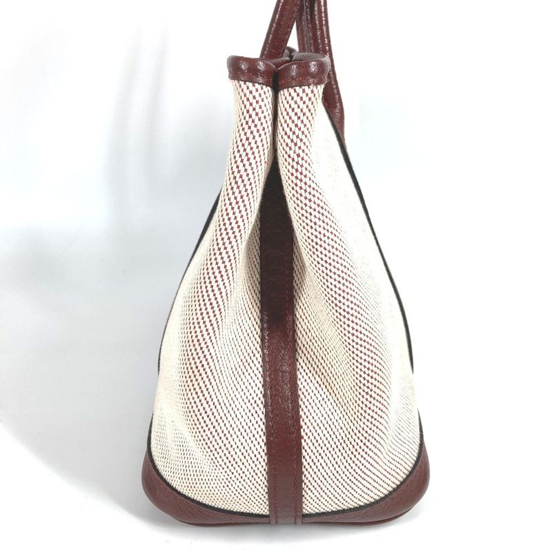 Hermes Handbag Garden Party TPM Garden Party TPM Toile Ash Wine Red