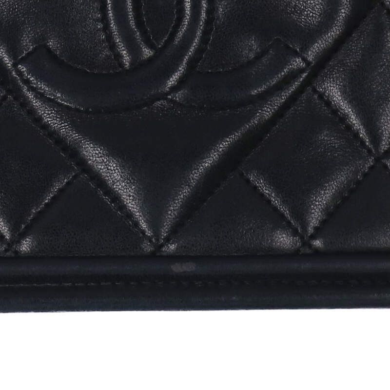 Chanel Lambskin Full Flap Chain Handbag Women