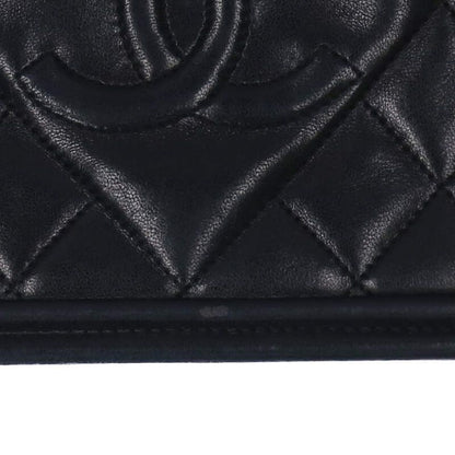 Chanel Lambskin Full Flap Chain Handbag Women