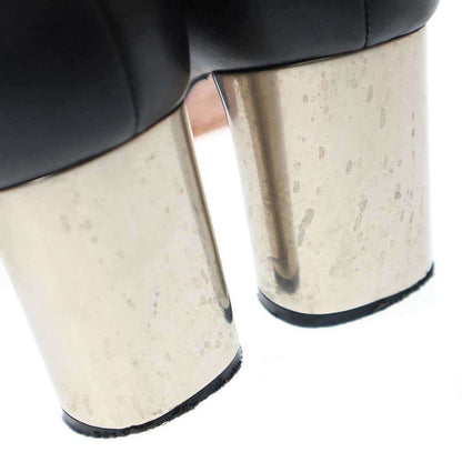 Celine Phoebe Period Bambam Side Zip Metal Heel Ankle Boots Black 36 1 2