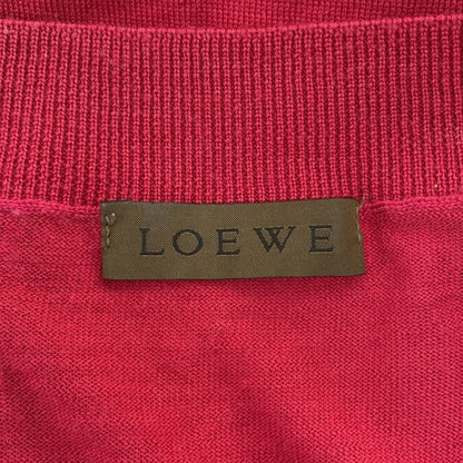 Loewe - Cut-out Summer Knit Sweater - S - Bordeaux - Women