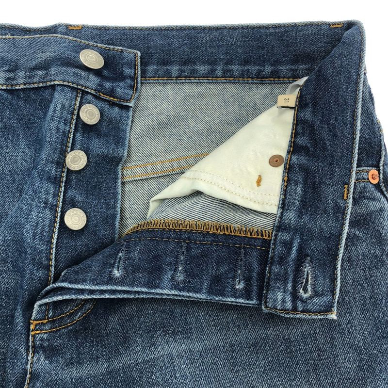 Gucci 23aw Delave Denim Jeans Vintage Cutoff Denim Pants 760651 Xdc01 Indigo 31