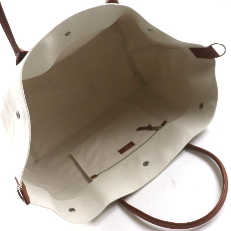  Saint Laurent Paris 685543 Rive Gauche Maxi 2WAY Shopping Bag Canvas Leather