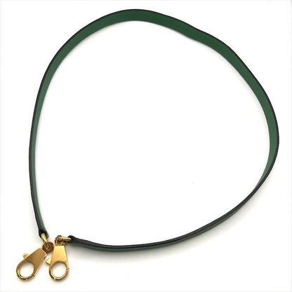 Hermes Kelly Bolide Gold Leather Shoulder Strap Bag Green