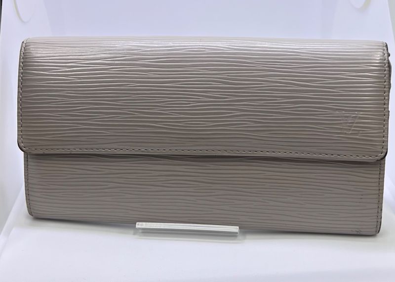 Louis Vuitton Long Wallet Portefeuille-sarah Epi Gray M60318 09bs076