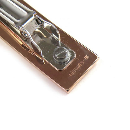 Hermes Irene H Logo Barrette Hair Clip Hair Clip Hair Accessory Gold With