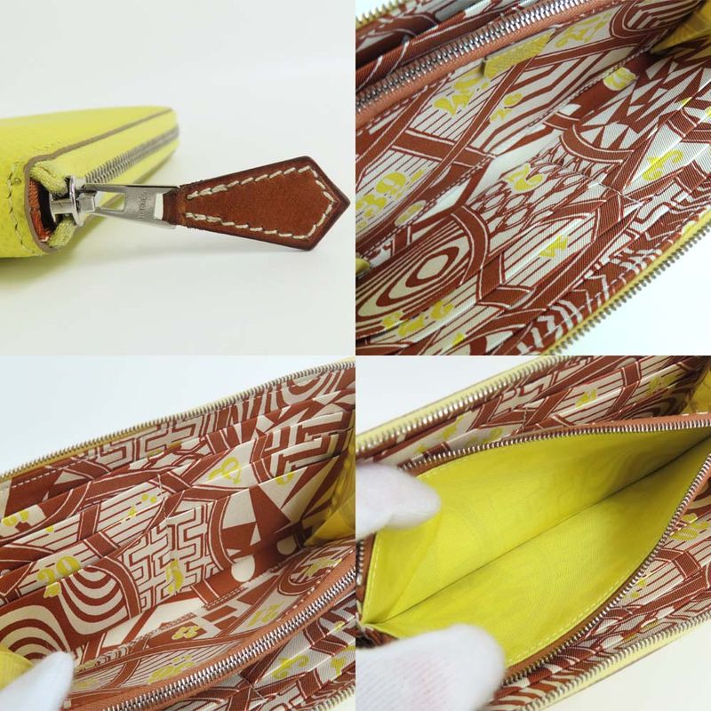 Hermes Azap Long Silk-in Round Zipper - Long Wallet Epson D Engraved