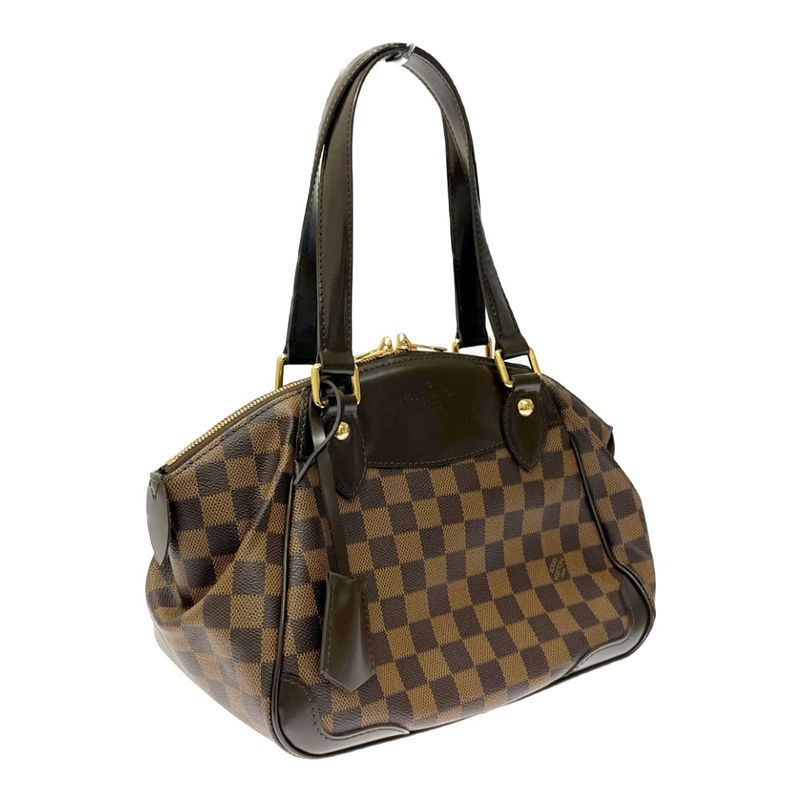 Louis Vuitton N41117 Damier Canvas Verona PM Shoulder Bag Brown 353907 Shoulder