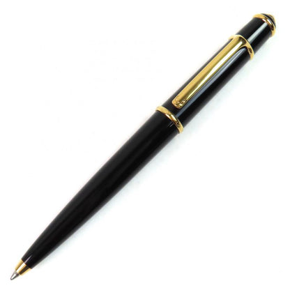 Cartier Diabolo De Cartier Ballpoint Pen With Blue Gemstone Twist Black Gold