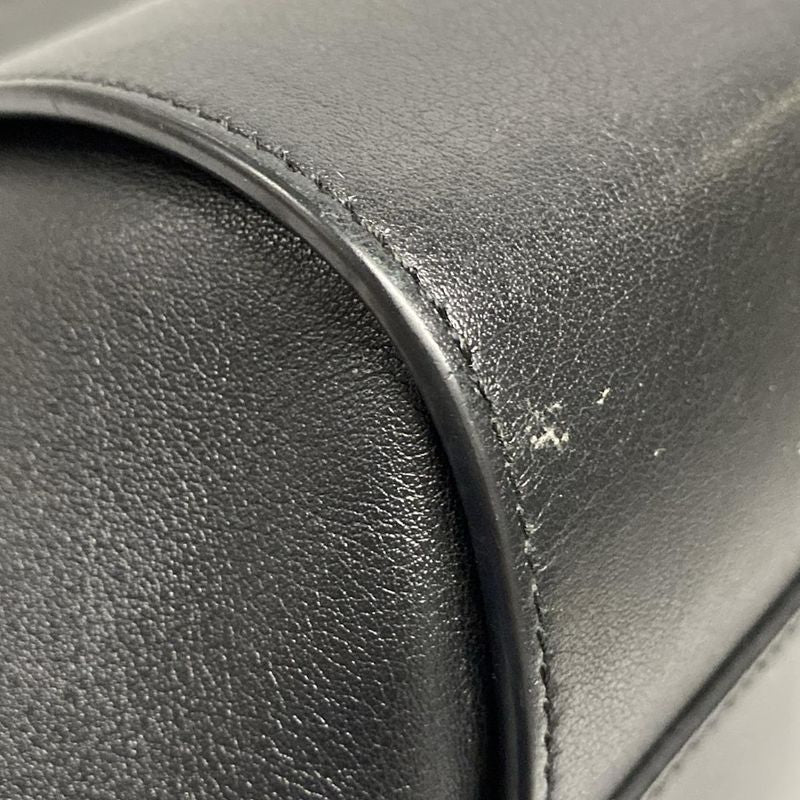 Loewe Tote Bag Hammock Bag Small Black With C Engraved Leather