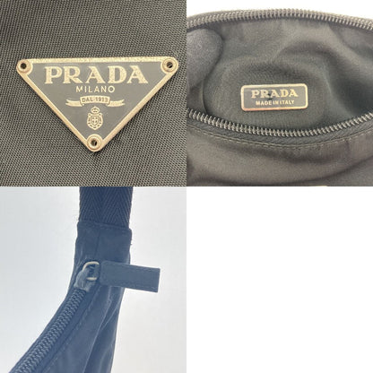 Prada Handbag Mini Handbag Triangle Logo Plate Mv515 Black