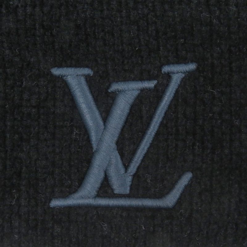 Louis Vuitton 2024 M96194 LV Crush Monogram Logo Embroidery Knit Cap Knit Cap