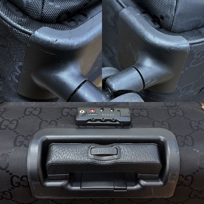 Gucci Off The Grid Carry Bag Black 674234 Ukdkn 1000 Small Trolley Men's Used